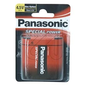 Battery zinc carbon 4,5 V Block(Blister) Panasonic - Special Power 3 R 12 R SPECIAL 1-BL Panasonic 4,5V
