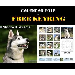 SIBERIAN HUSKY DOGS Kalender 2012 + Kostenlose Schl�sselring