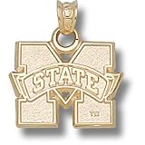 Mississippi State University M State 5/8 Pendant (Gold Plated)