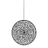 Nervous System Reticulate Black-Plated Pendant