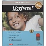 Licefreee! Non-Toxic, lice killing gel with stainless steel comb, 2 4-fl oz bottles