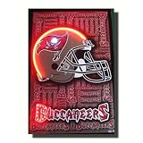 Tampa Bay Buccaneers Neon Poster Sign