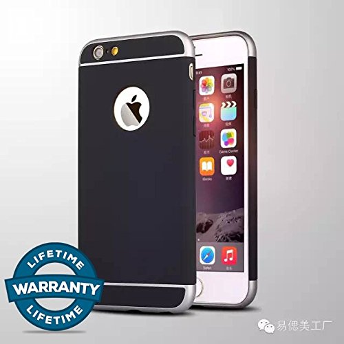 iPhone 6/6S Case, iDefender Ghost-Armor Heavy Duty Shockproof Series Case for iPhone 6/6S (4.7") Compatible with all US Carriers (Black)