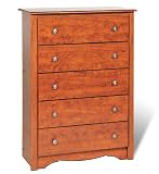 5 Drawer Chest in Cherry - Monterey Collection - Prepac Furniture - CDC-3345