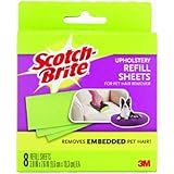 6 Pack Of 3m Scotch Fur Fighter 849rf-8 Hair Remover Refill, 8-sheet (48-sheet In Total)