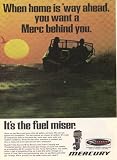 Product details for 1969 Print Ad: Mercury Boat Motors -When Home is Way Ahead, You want a Merc Behind You