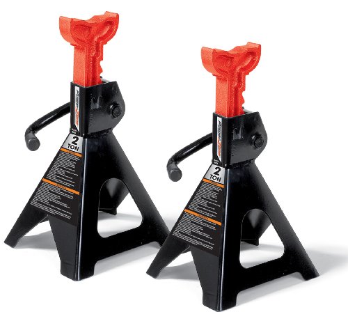 Pro380035 Heavy Duty 2 Ton Steel Jack Stands, 1 Pair