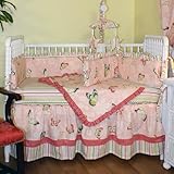 Hoohobbers Butterflies 4 Piece Crib Bedding Set