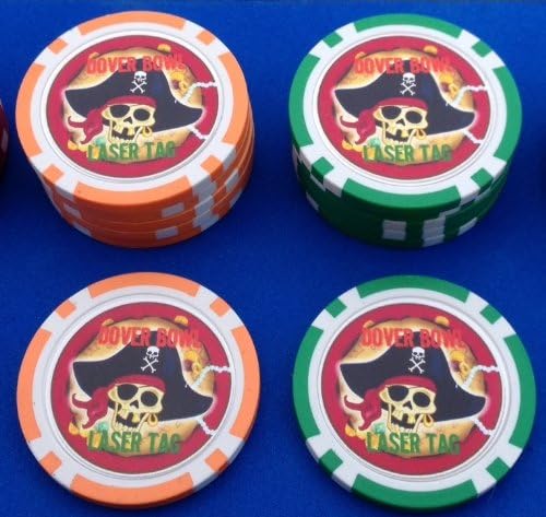 Custom Poker Chips - 100 w/ your photo, logo, or imprint on both sides in full color!
