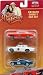 Dukes of Hazzard Hazzard County Car Set Orange, White, Blue