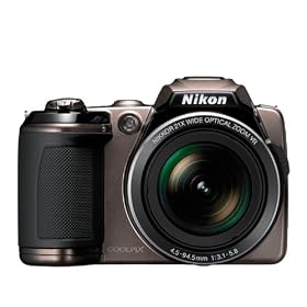 Nikon COOLPIX L120 14.1 MP Digital Camera with 21x NIKKOR Wide-Angle Optical Zoom Lens... by Nikon