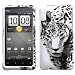 Snow Leopard Phone Protector Cover for HTC ADR6285 (Hero S), HTC EVO Design 4G, HTC Hero 4G/Kingdom
