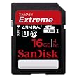SanDisk SDSDX-016G-FFP Extreme Carte memoire SDHC HD Video 45 Mo/s Class10 16Go Emballage Deballer sans s'enerver par Amazon