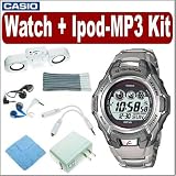 Casio Atomic Watch G-Shock Solar Digital MTG930DA-8V Plus Travel Groove Gift Set Universal Ipod & MP3 Gift Box