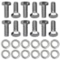 Trans-Dapt 9278 Chrome Bolts Hex Dif Covr