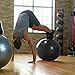 SPRI Elite Xercise Balance Ball, Black, 65cm