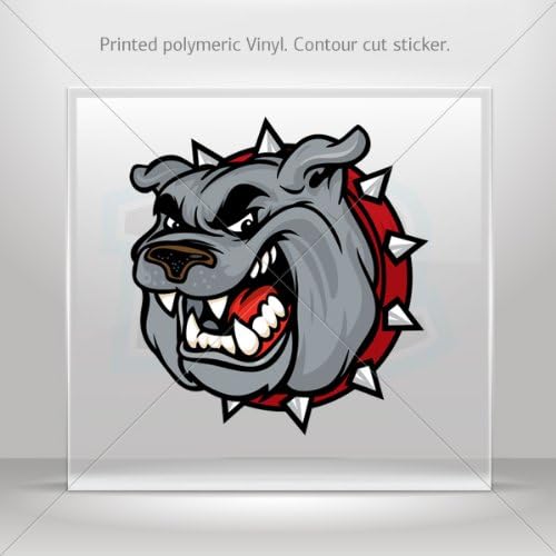 Sticker Beware Of Bulldog Dog Color Tablet Laptop Weatherproof Sports Motorbi (16 X 14.9 In)