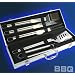 BBQ Grillbesteck Besteck im Aluminium Koffer Grill Modell ELECSA 1510