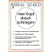 PST-Schild - STRESS-SCHILD - Schild Spa�schild HSK Spassschild Spass Funschild Fun Fun-Schild T�rschild T�r Kunststoff Kunststoffschild Geschenk Geburtstag