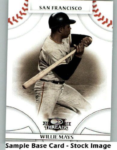 2008 Donruss Threads #42 Willie Mays - San Francisco Giants (Baseball Cards)