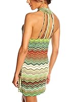 Les Filles de Paris Vestido Sophie (Verde / Coral)