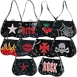 Demonia Handbag HB-018 Gothic Hobo Bag, Available in 10 Colors