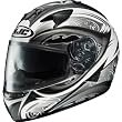 HJC Lash Men's IS-16 Street Motorcycle Helmet w/ Free B&F Heart Sticker Bundle - MC-5