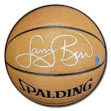 Larry Bird Signed Indoor/Outdoor Nba Basketball Boston Celtics - Authentic Celebrity Autographed