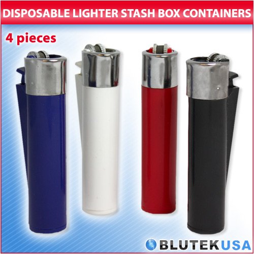 Disposable Lighter Safe Stash Pill Box