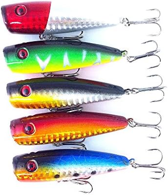 orurudo fishing japan Ideal Weight Proven Big Catch Color Special. Lure Set Popper Set Of 5 2.75" (7 Cm) 0.31 Oz (9 G) Type Of Fish: (Sea Bass Japanese Halibut Flathead Blackhead Seabream