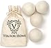 Dryer Balls - XL Premium 100% Organic New Zealand Wool Dryer Balls - Free Reusable Cloth Gift & Storage Bag