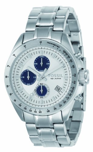 Chronograph, Fossil, »CH2622«, silberfarben