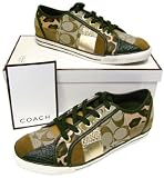Coach Dawnell Khaki Patchwork Tennis Shoes