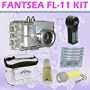 Fantasea FL-11 Underwater Camera Housingfor The Nikon Coolpix L11 Digital Camera With Accessory Kit Kit