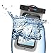 H2O VIBE TM Universal Waterproof Case for use with Apple iPhone 4S, 5, 6, Galaxy S3, S4, S5, Note 1, 2, HTC One, Blackberry Z10, Q10, IPX8 Certified to 100 Feet (Black)