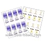 Raffle Tickets Printing Software & 50 Sheets Ticket Stock (Makes 400 Tickets)