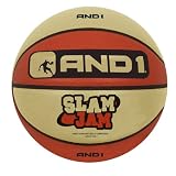 AND1 Slam Jam - Ballon de basketball - Orange/crème - Taille 7