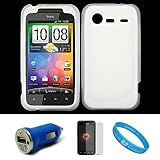 Clear Premium Soft Rubberized Silicone Skin Cover for Verizon Wireless New  ....