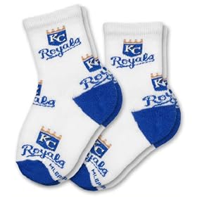 Click here to buy Kansas City Royals Kid's Infant Socks (2 Pack).