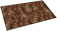 Drymate 12-Inch by 20-Inch Pet Bowl Place Mat with Leopard Imprint Design, Small/Medium