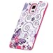 Note 4 Case, Style4U Galaxy Note 4 Butterfly Design Slim Fit Hybrid Armor Case for Samsung Galaxy Note 4 with 1 Stylus and 1 HD Clear Screen Protector [Butterfly Hot Pink]