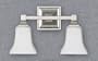 Murray Feiss American Foursquare VS12402-PN Reversible 2-LT 200w (9"H x 14"W) Vanity Light in Nickel
