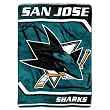 San Jose Sharks NHL Royal Plush Raschel Blanket (Banner Series) (60x80) San Jose Sharks NHL Royal Plush Raschel Blanket (Banner Series) (60x80)