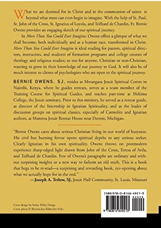 More Than You Could Ever Imagine: On Our Becoming Divine