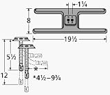 Burner Asmby, H Twn 1.25 , Ci, 19.5 X 8; Arkla, B-M, Chg