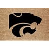 Kansas State Flocked Door Mat