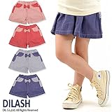 (ディラッシュ) DILASH春'16/Wガーゼストライプキュロット 130 ストライプローズ