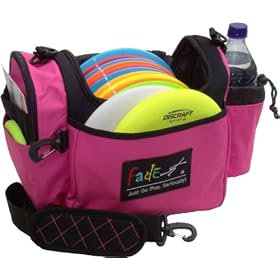 Click here to buy Fade Gear Crunch Box Disc Golf Bag (Small Bag) - Fuschia.