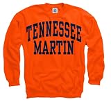 Tennessee-Martin Skyhawks Orange Arch Crewneck Sweatshirt