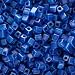 Miyuki 4mm Glass Cube Beads Transparent Frosted Capri Blue AB #149FR 10 Grams